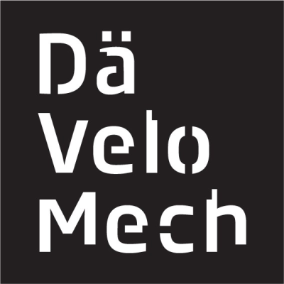 Hauptlogo, Quittungen (s/w), Klebeetiketten (s/w) Dä VeloMech